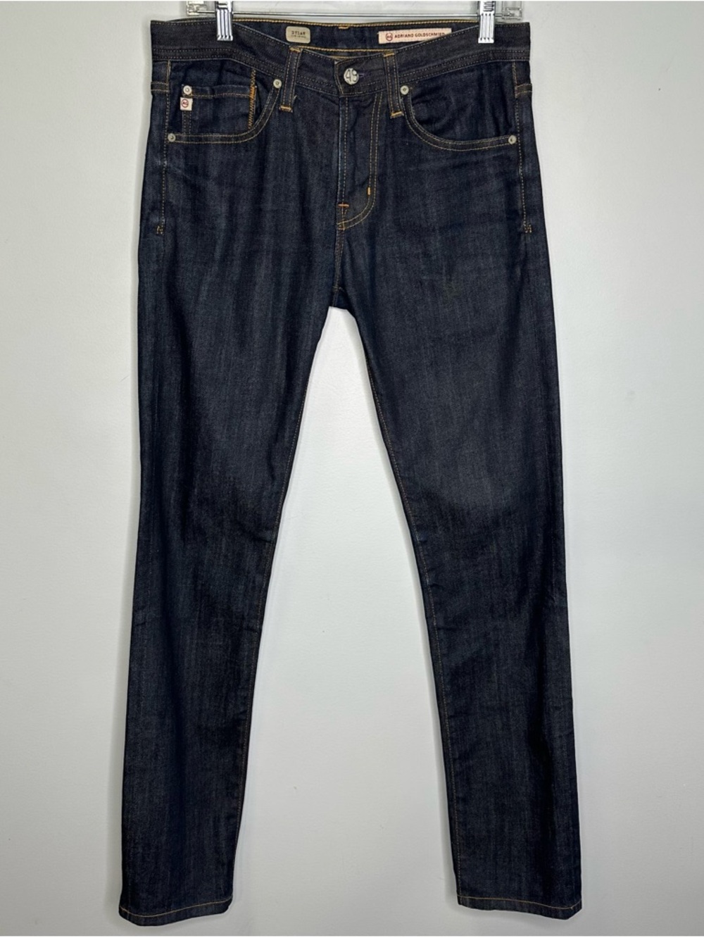 AG Adriano Goldschmied Men’s Dylan Slim Skinny Dark Blue Jeans Size 30/32 $258